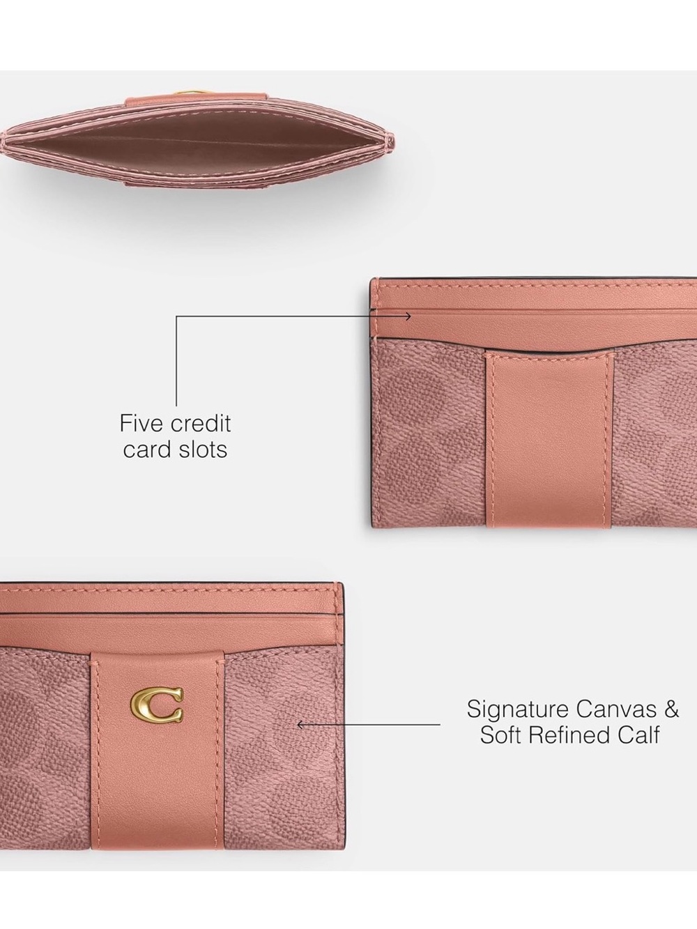 COACH Women's Jet Shoulder Bag and card holder wallet, 2 straps and dust bag - Picture 9 of 11